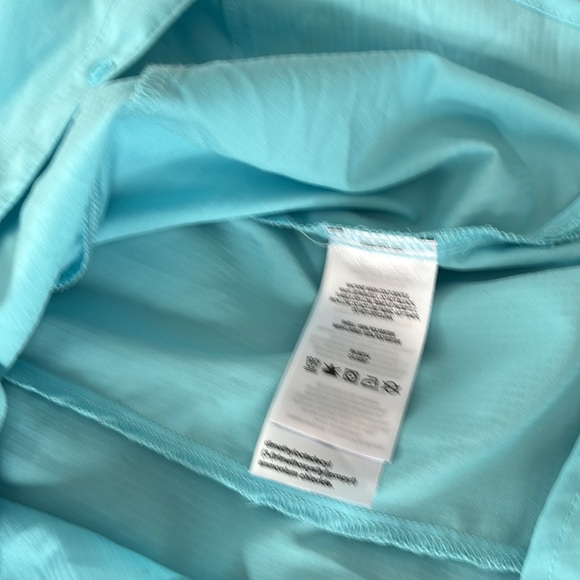 Columbia tamiami shirt. Dri fit material. Light turquoise. Size XL - Picture 3 of 5